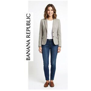BANANA REPUBLIC, Wool double button gray blazer